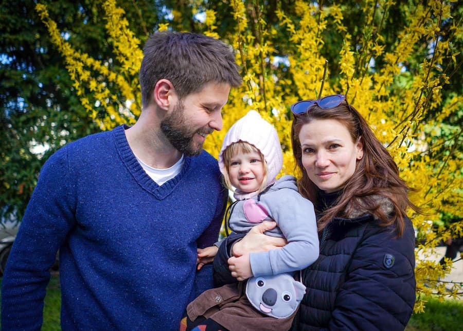 Michal Šimečka a parnerka Soňa Ferienčíková
