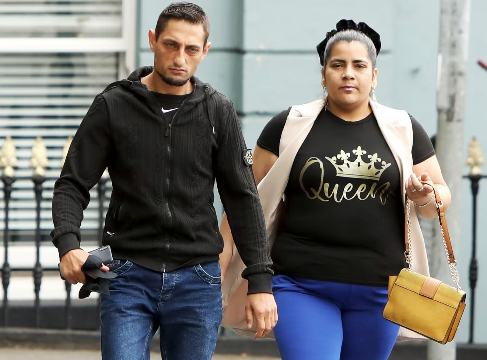 Marek Puska (34) bol odsúdený na 30 mesiacov väzenia, zatiaľ čo jeho partnerka Jozefina Grundzová (31) dostala trest 27 mesiacov, z ktorého šesť mesiacov bolo podmienečne odložených. Fotografia: Collins Courts