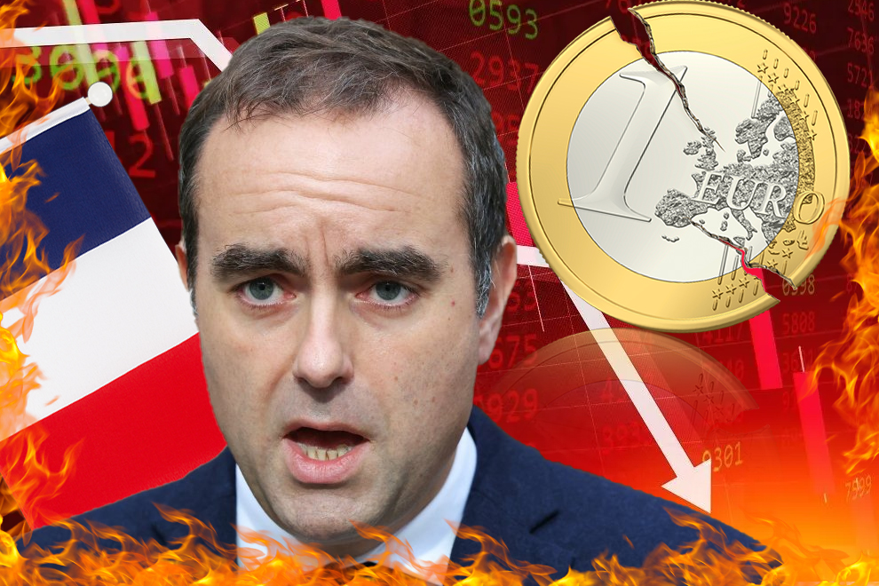 Euro a jeho Krach kvôli odstúpenie Francúzskeho premiéra Lecorn